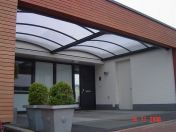 Dubbele zwevende carport